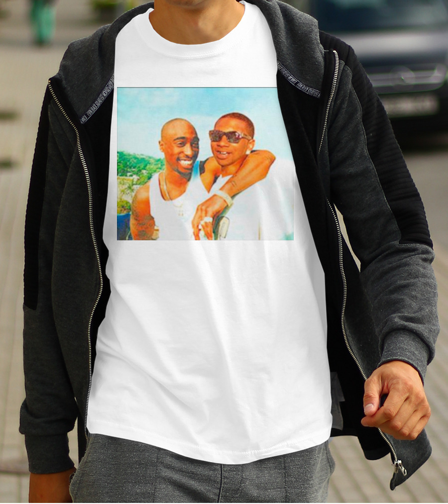 Tupac X Lil B Friendship Vibes T-Shirt