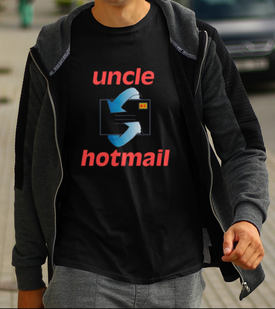 Uncle Hotmail DZ Iconic Email Nostalgia T-Shirt