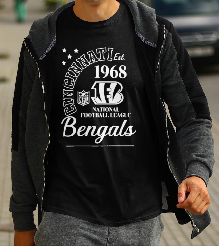 Cincinnati Bengals Starter NFL Est 1968 Arch T-Shirt
