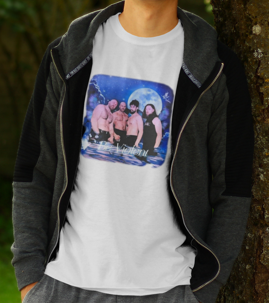 Be Violent Claudio Castagnoli And Friends Moonlight Fantasy T-Shirt