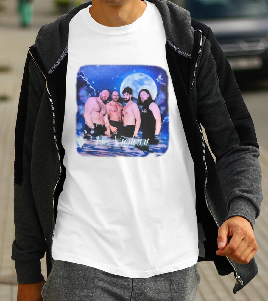 Be Violent Claudio Castagnoli And Friends Moonlight Fantasy T-Shirt