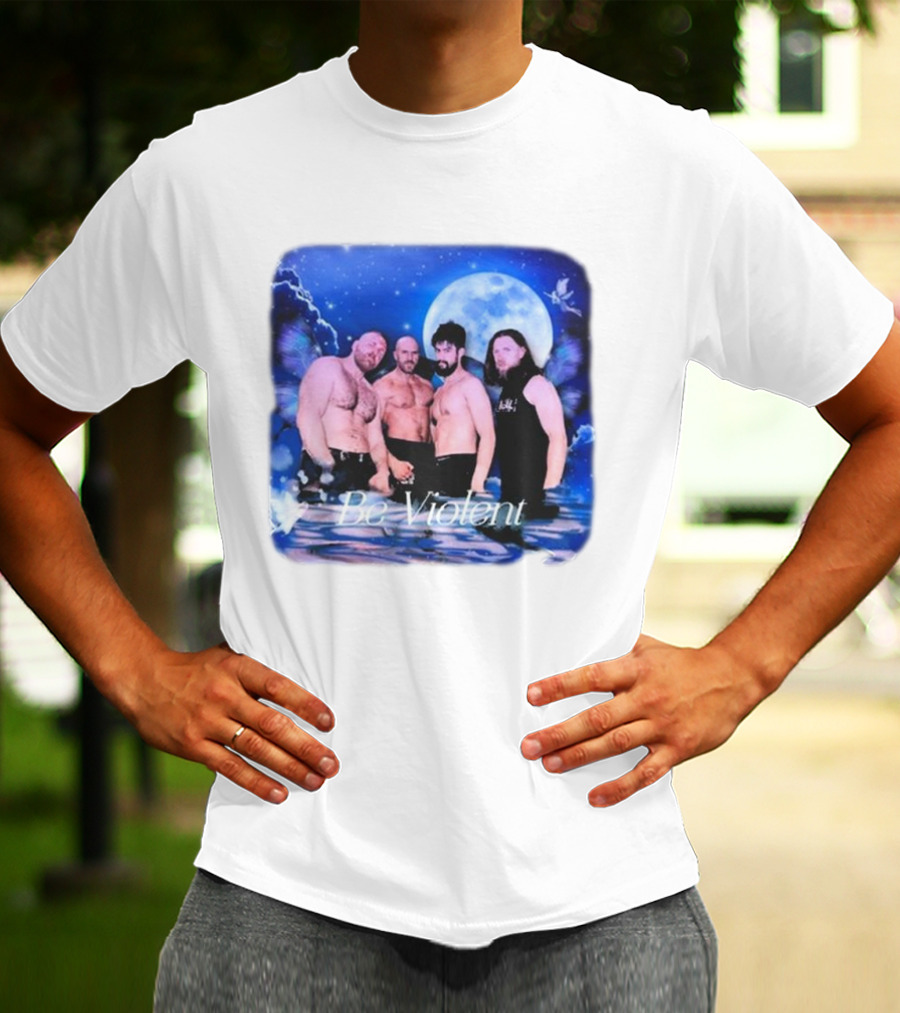 Be Violent Claudio Castagnoli And Friends Moonlight Fantasy T-Shirt