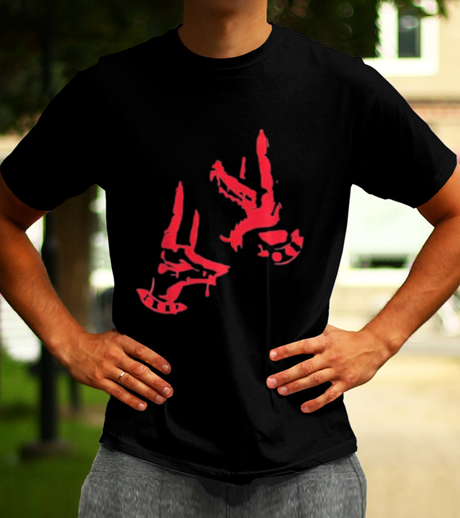 Corroded Paradox Bad Dog Red Dripping Faces T-Shirt