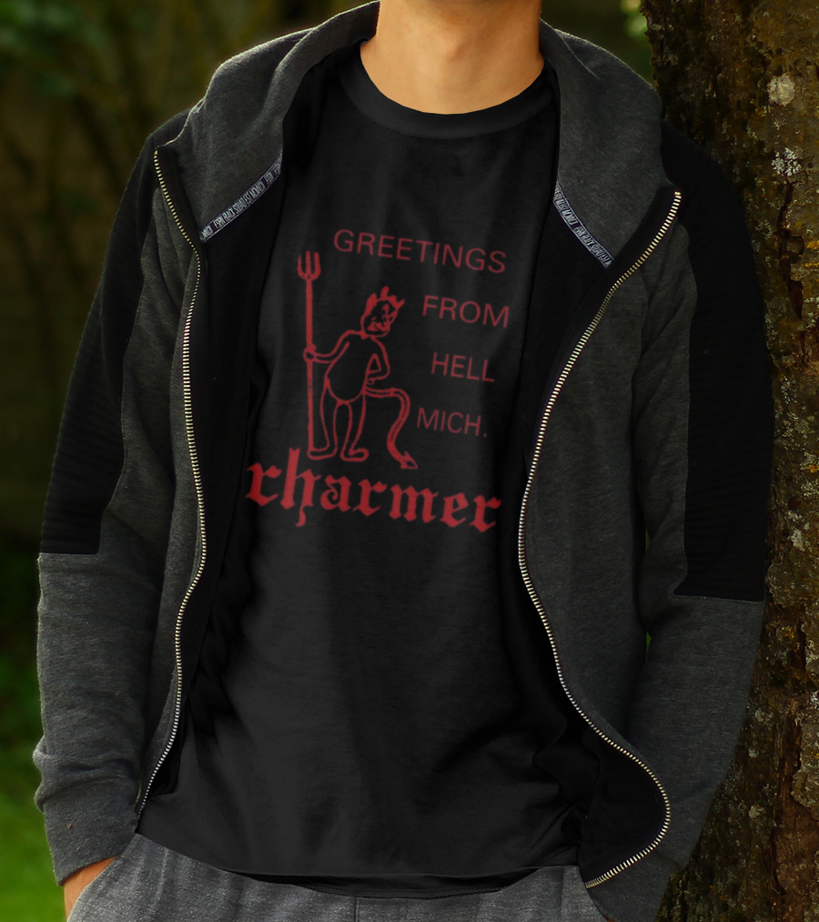 Greetings From Hell Mich Devil Charmer T-Shirt