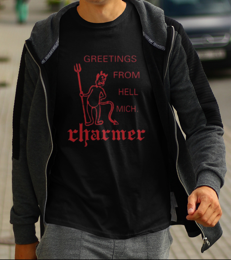 Greetings From Hell Mich Devil Charmer T-Shirt