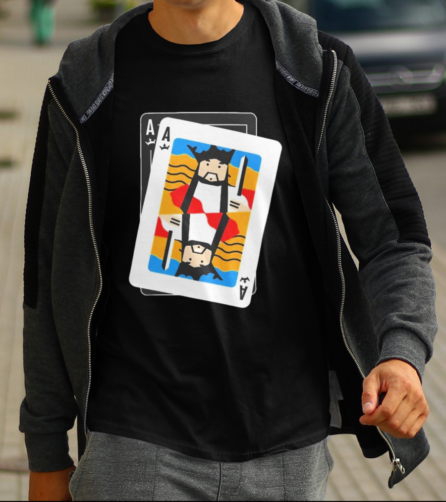 Steve Aoki DraftKings Playing Card Kings With Ace T-Shirt
