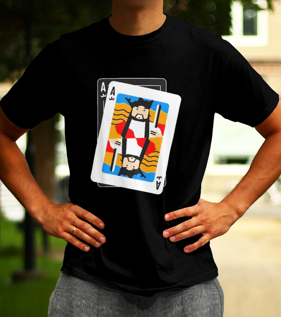 Steve Aoki DraftKings Playing Card Kings With Ace T-Shirt