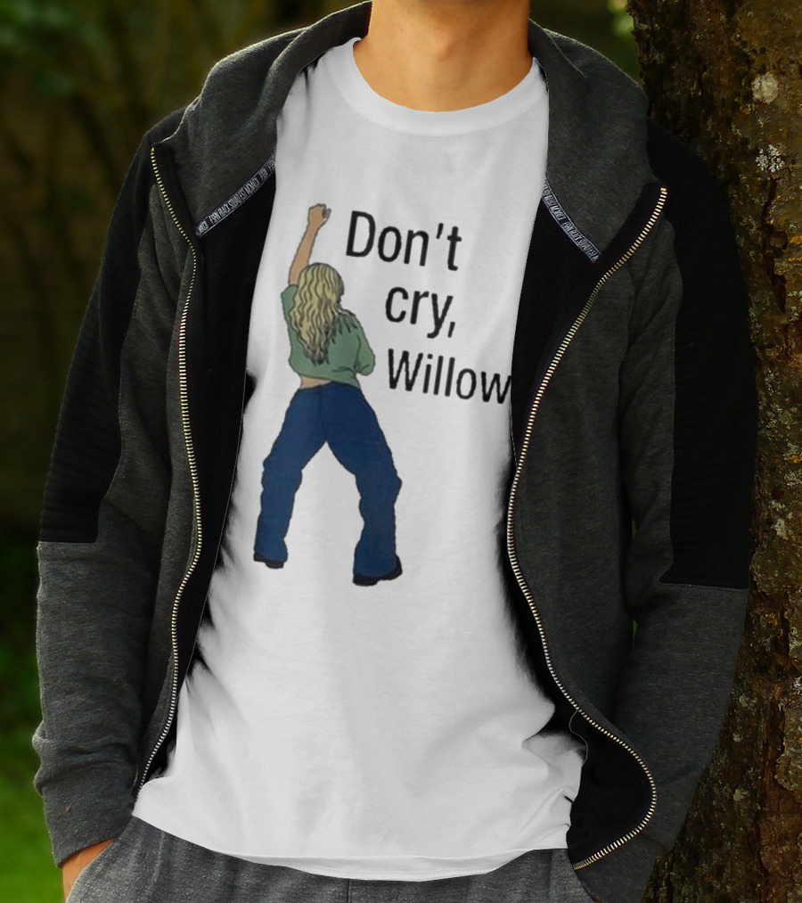 Don't Cry Willow Woman Dancing Back View T-Shirt