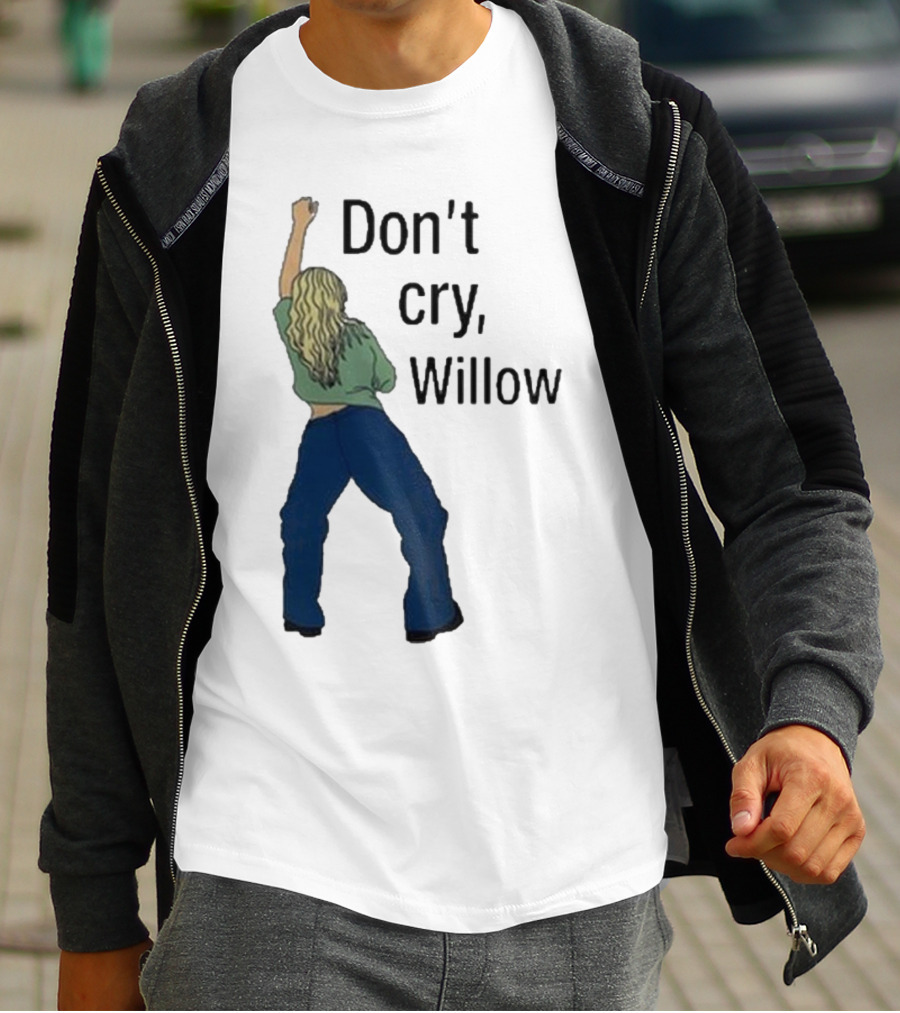 Don't Cry Willow Woman Dancing Back View T-Shirt