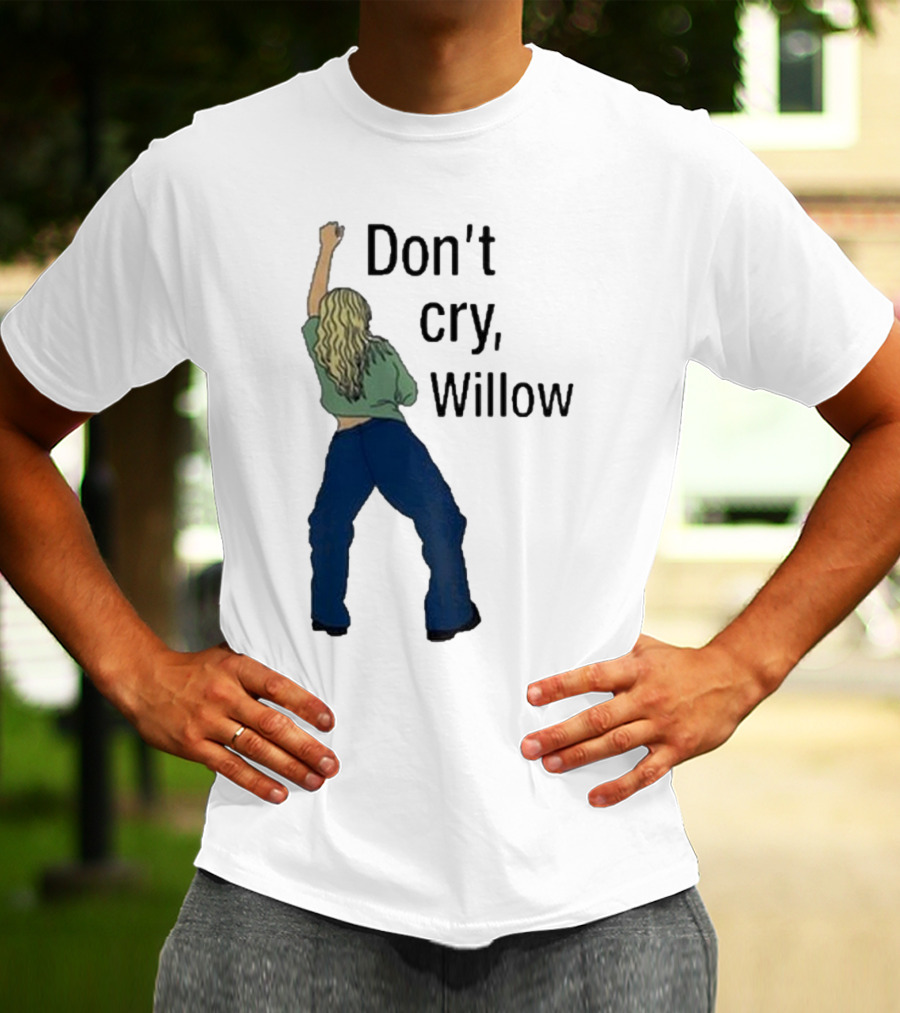 Don't Cry Willow Woman Dancing Back View T-Shirt