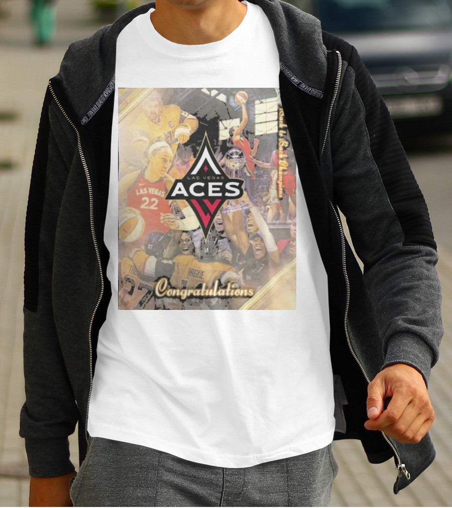 Las Vegas Aces Congratulations Raise The Stakes Basketball T-Shirt