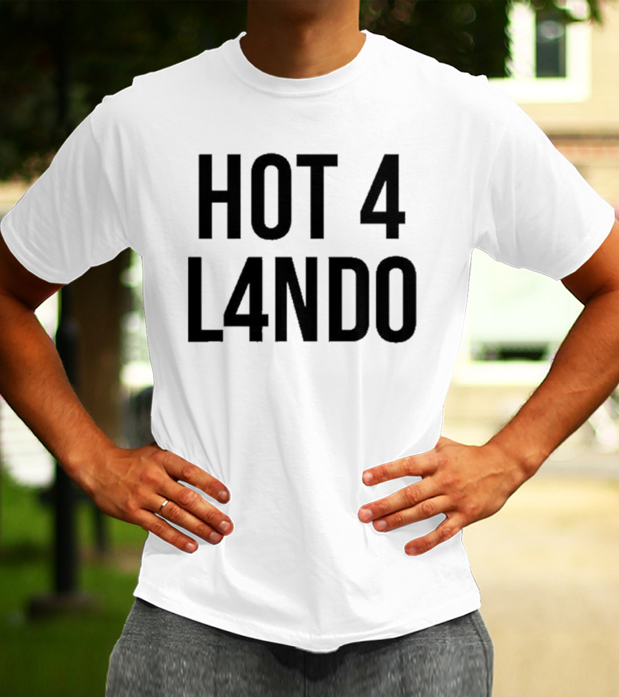 LN4 Hot Number 4 Norris Lando T-Shirt