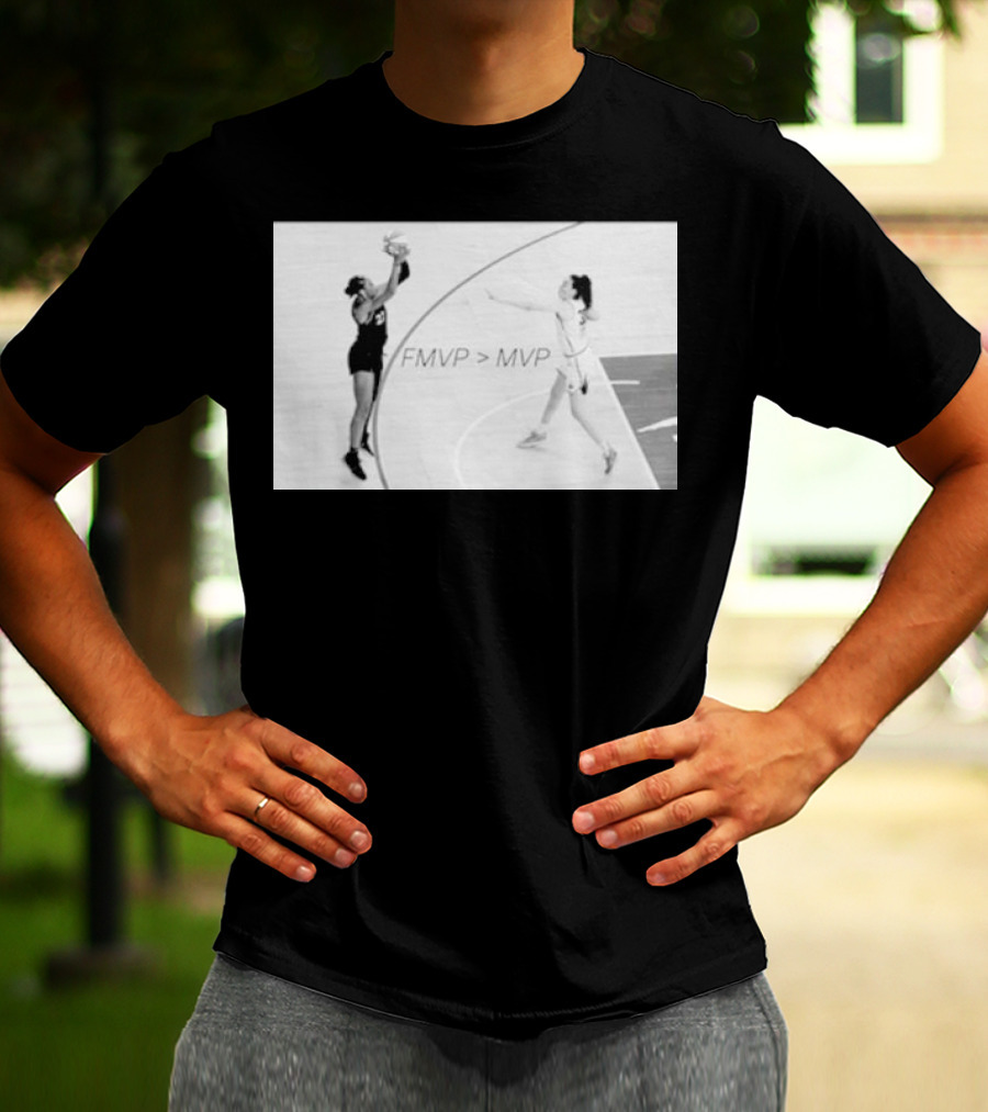 A’ja Wilson FMVP > MVP Basketball T-Shirt