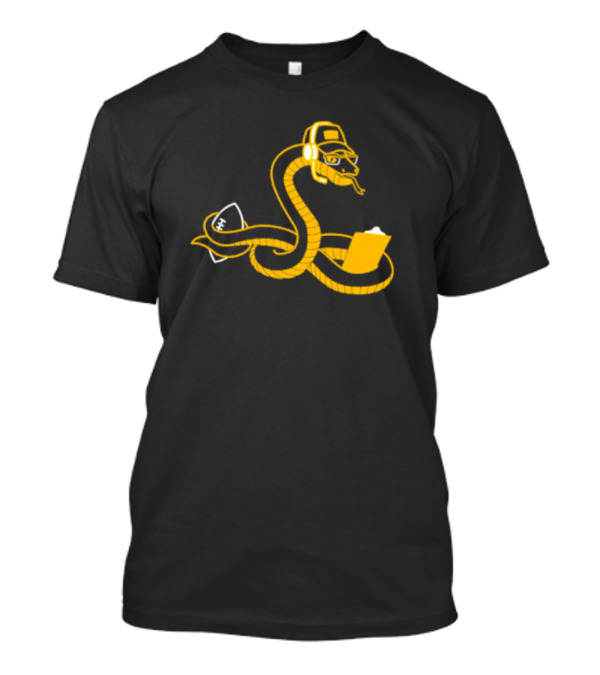 Boagh Constrictor Tech Snake Graphic Headset Laptop T-Shirt