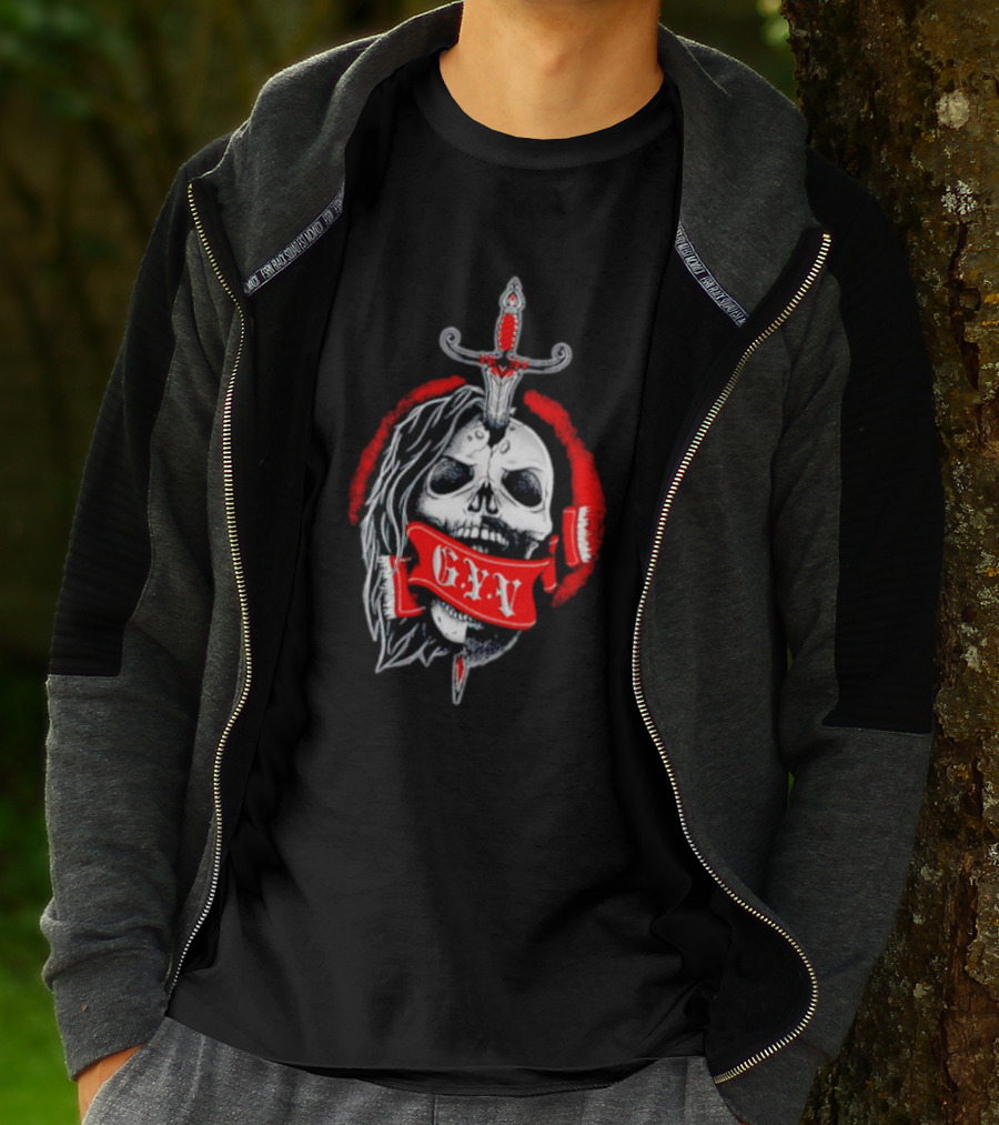 GYV Skull Sword Emblem 202 T-Shirt