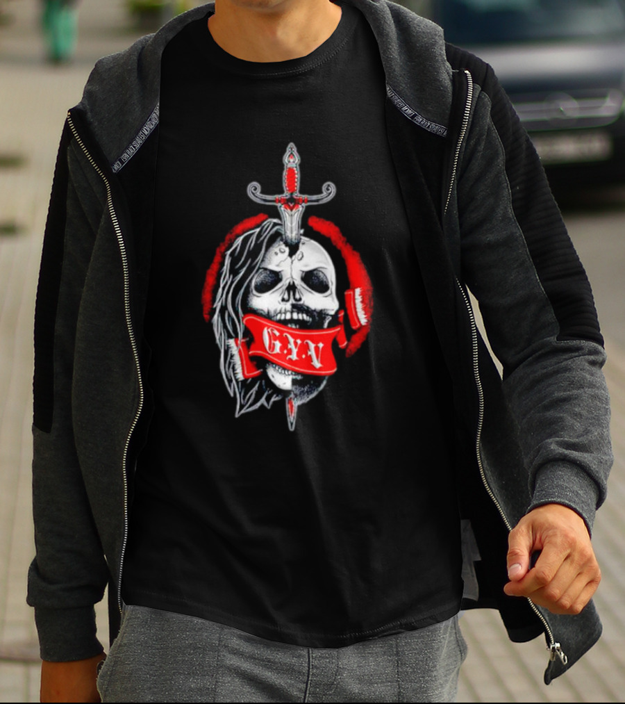 GYV Skull Sword Emblem 202 T-Shirt