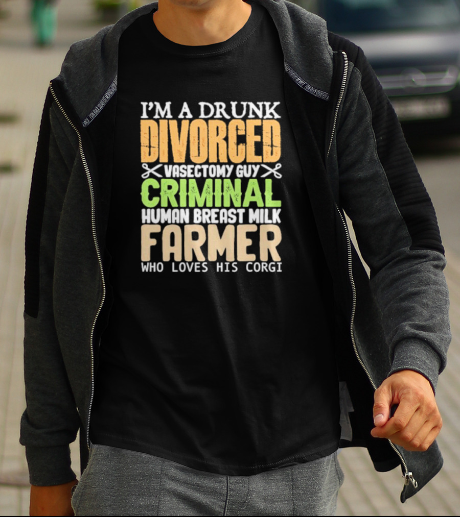 Divorced Criminal Farmer T-Shirt