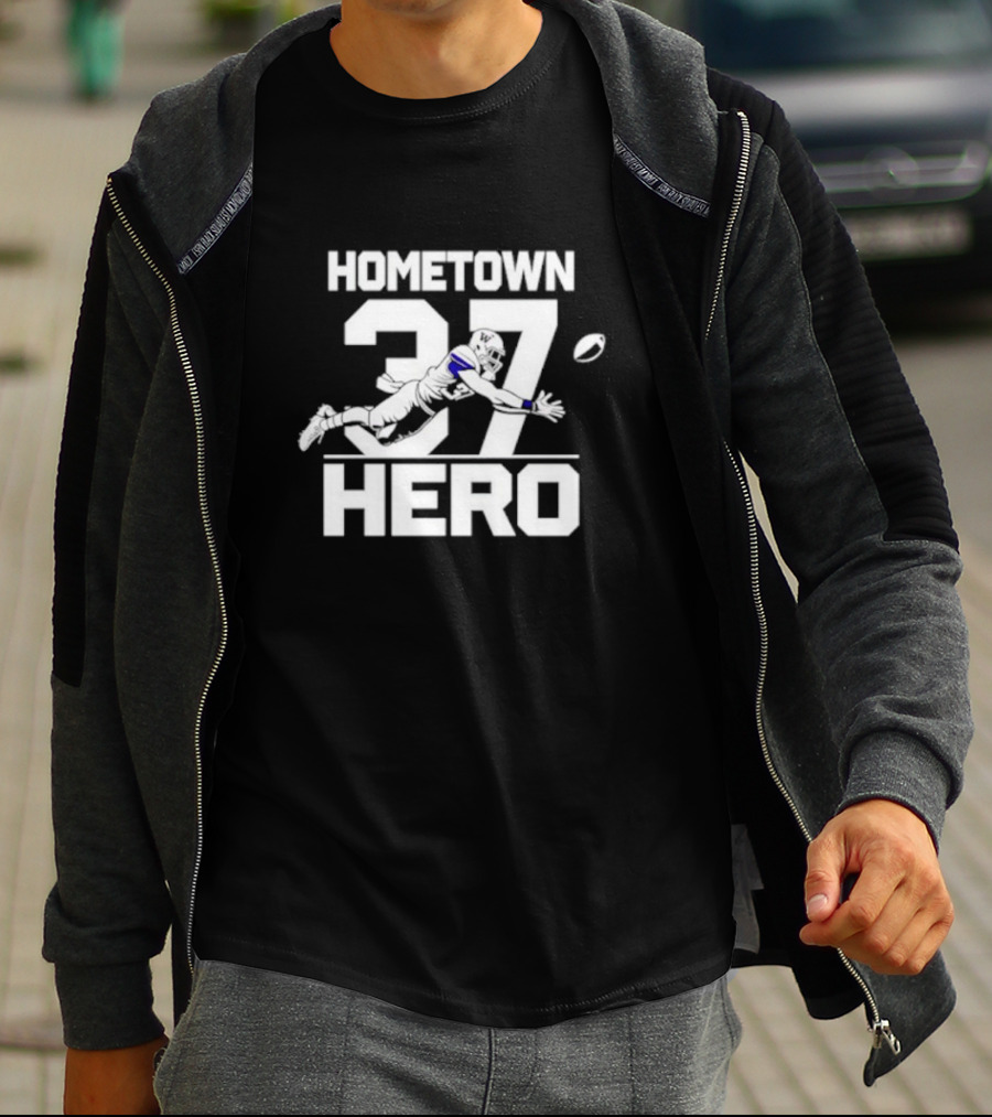 Jack Westover Hometown Hero 37 Running T-Shirt