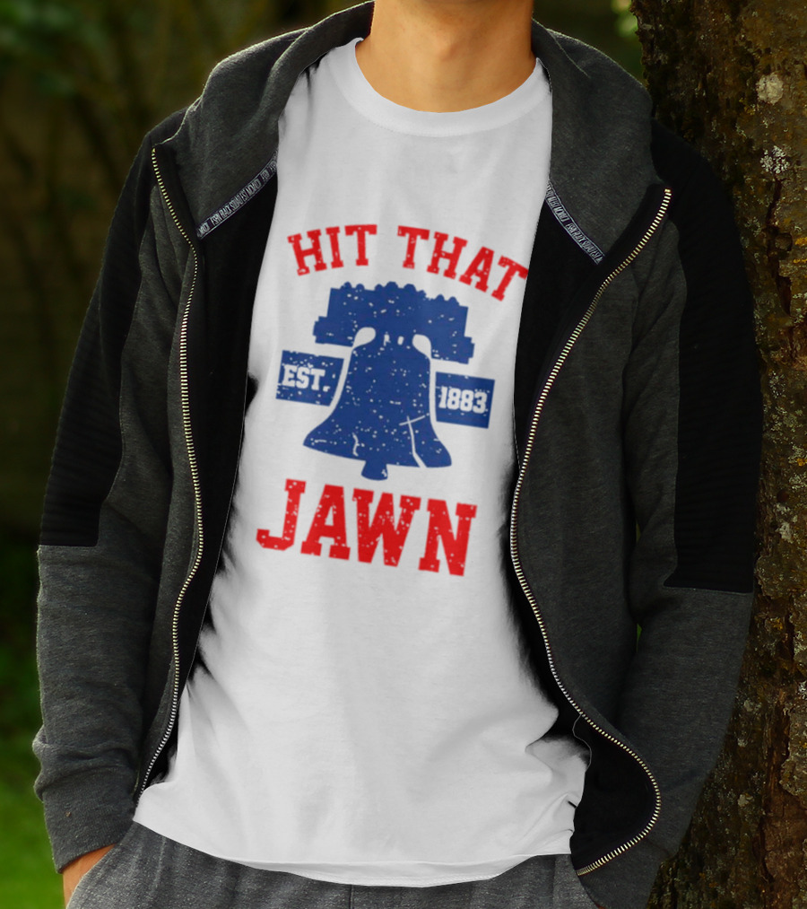 Philadelphia Phillies Hit That Jawn Est 1883 Liberty Bell T-Shirt