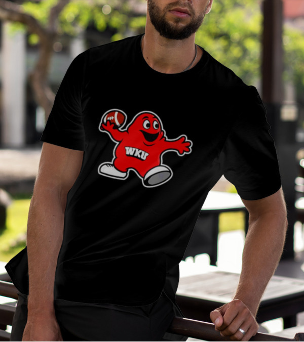 WKU Big Red Football Quarterback Mascot T-Shirt