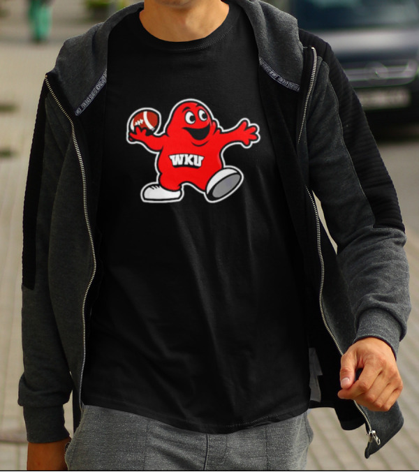 WKU Big Red Football Quarterback Mascot T-Shirt