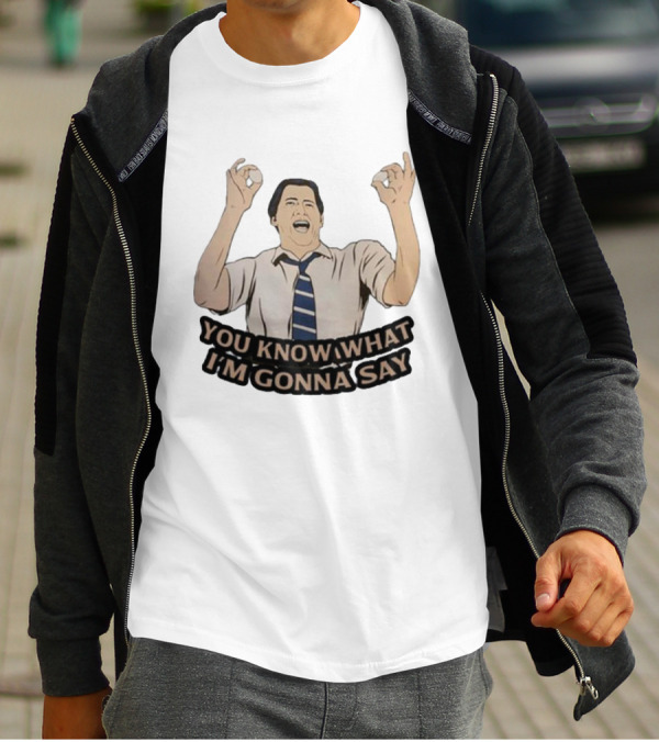 You Know What I’m Gonna Say Motivational Pose With Tie T-Shirt