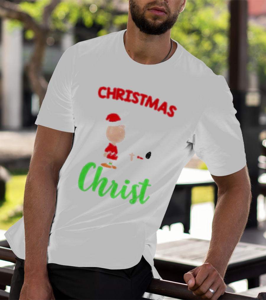 Charlie Brown Snoopy Christmas Christ T-Shirt