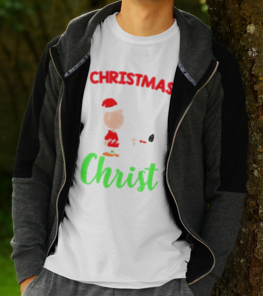 Charlie Brown Snoopy Christmas Christ T-Shirt