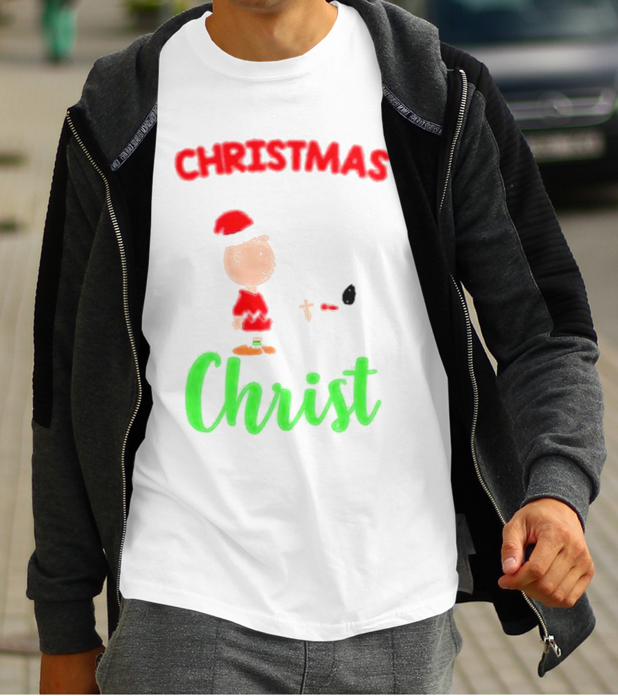 Charlie Brown Snoopy Christmas Christ T-Shirt