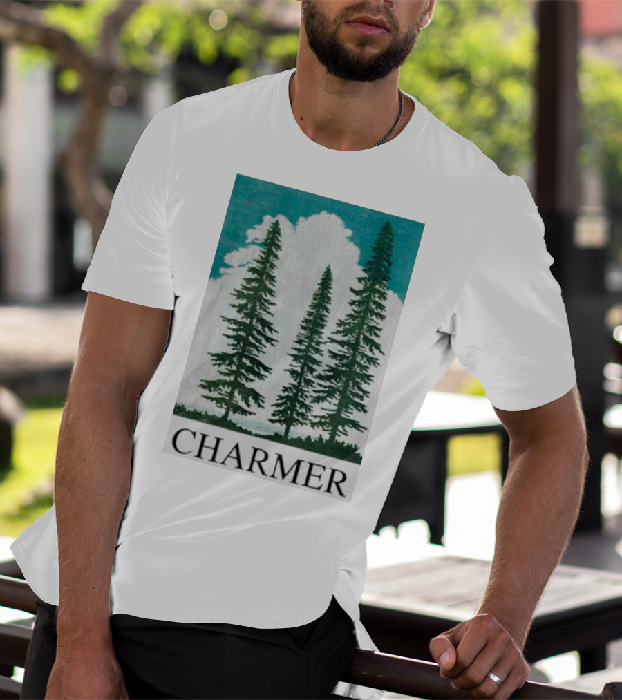 Charmer Pine Trees Forest Scene T-Shirt