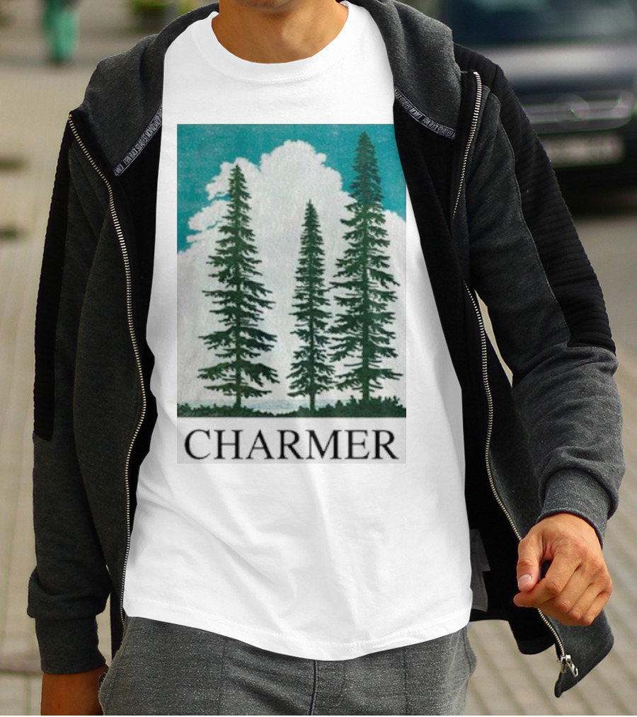 Charmer Pine Trees Forest Scene T-Shirt