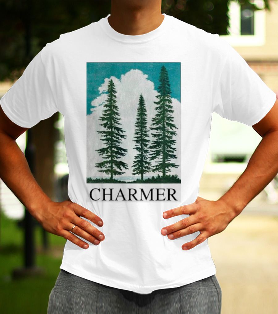 Charmer Pine Trees Forest Scene T-Shirt