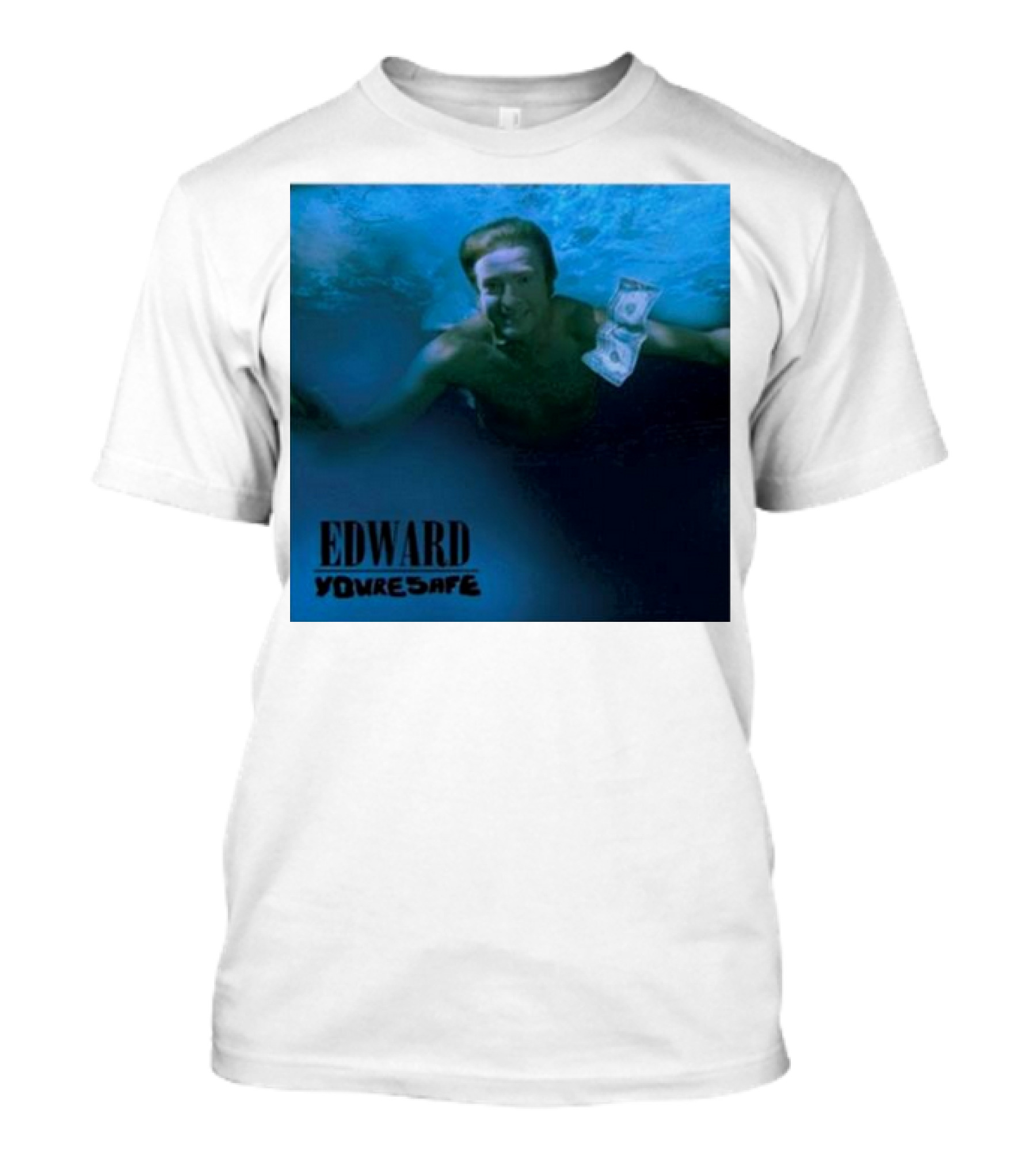 Edward Youresafe Underwater Dollar Chase T-Shirt