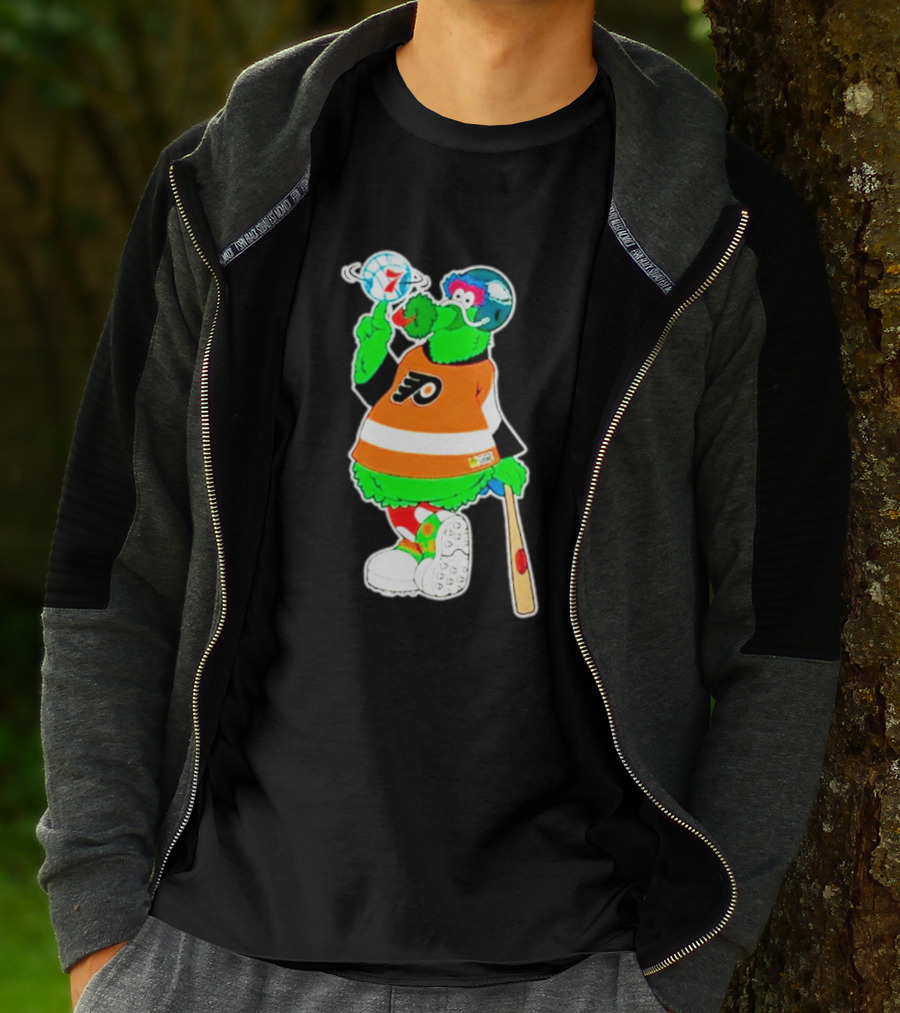 Philly Phanatic Philadelphia Flyers NHL Fan Art Sports T-Shirt