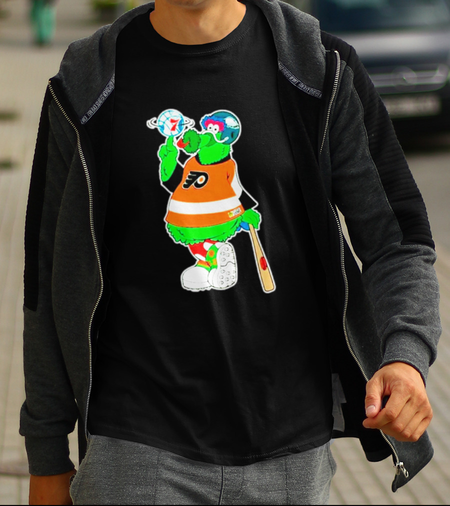 Philly Phanatic Philadelphia Flyers NHL Fan Art Sports T-Shirt