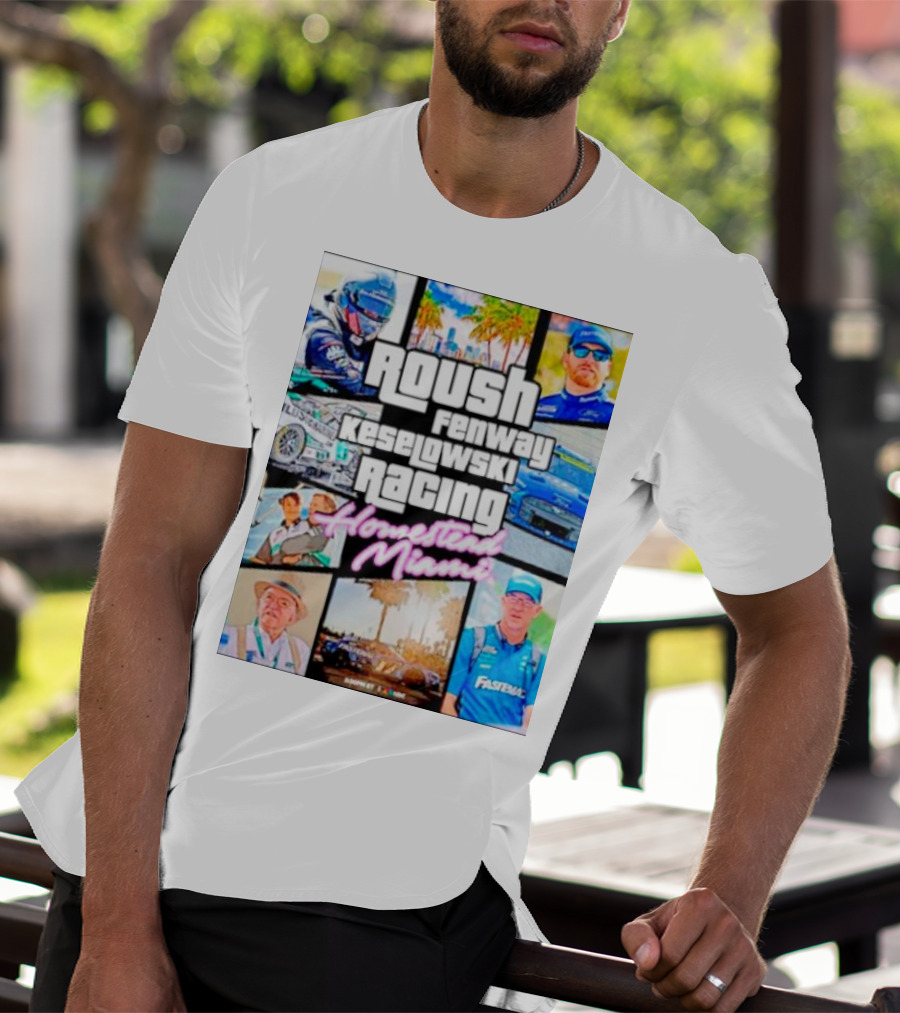 Roush Fenway Keselowski Racing Homestead Miami Fastenal T-Shirt