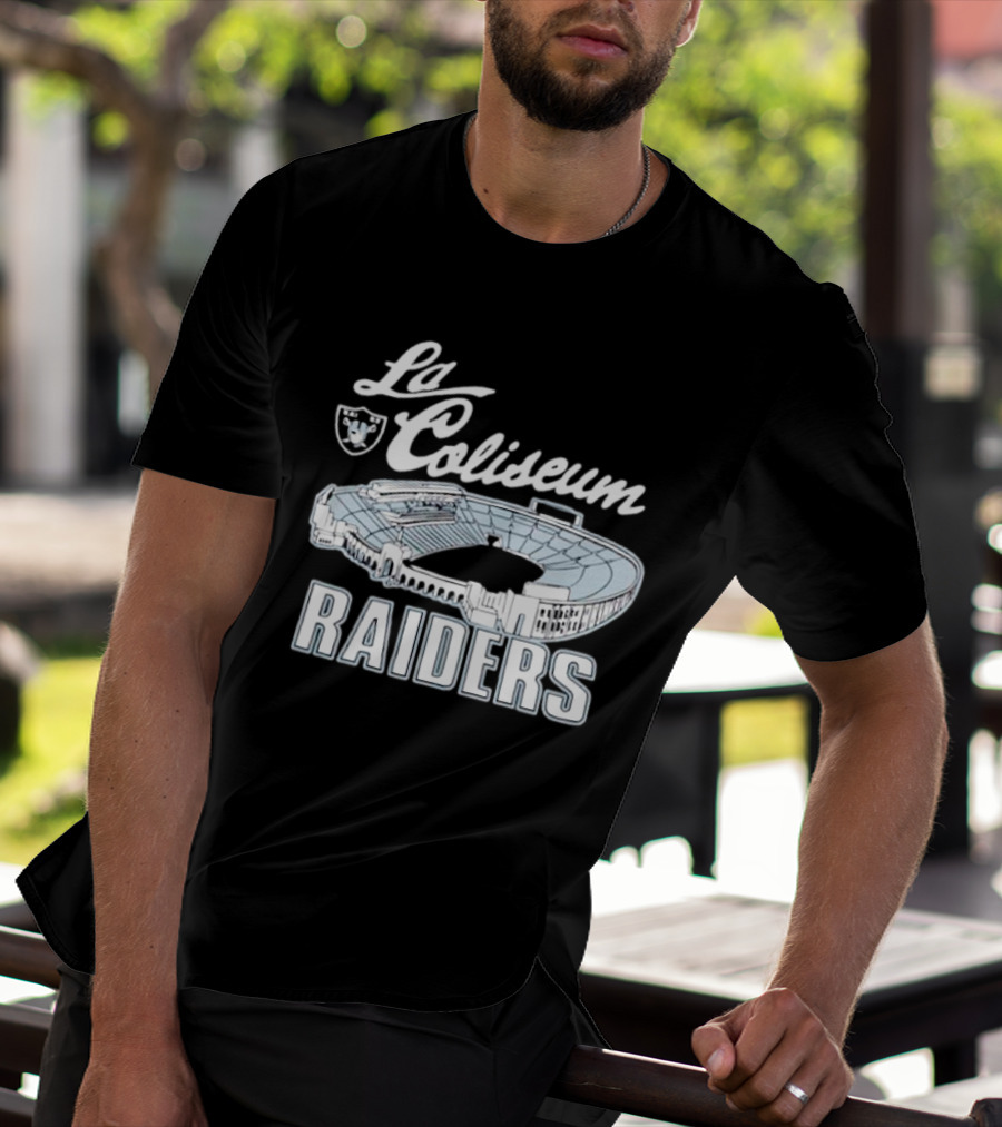 Los Angeles Memorial Coliseum Raiders Stadium T-Shirt
