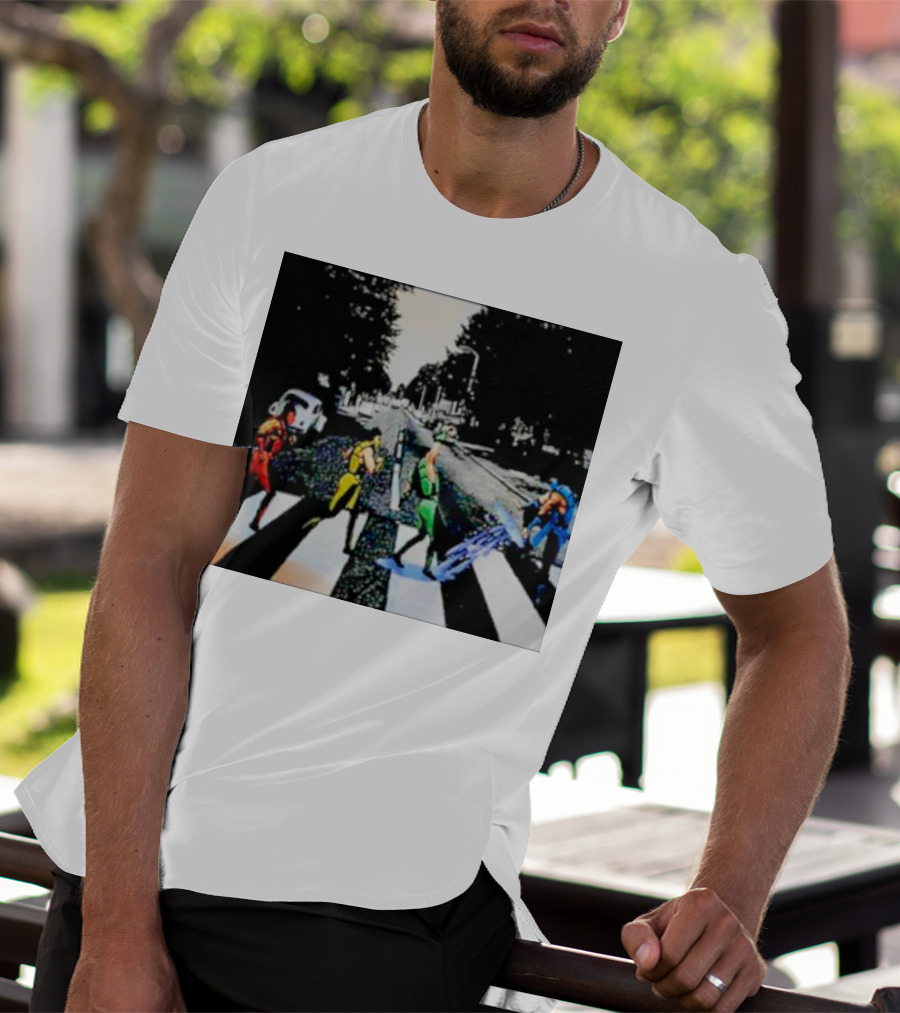 Mortal Kombat Characters Crossing Abbey Road T-Shirt
