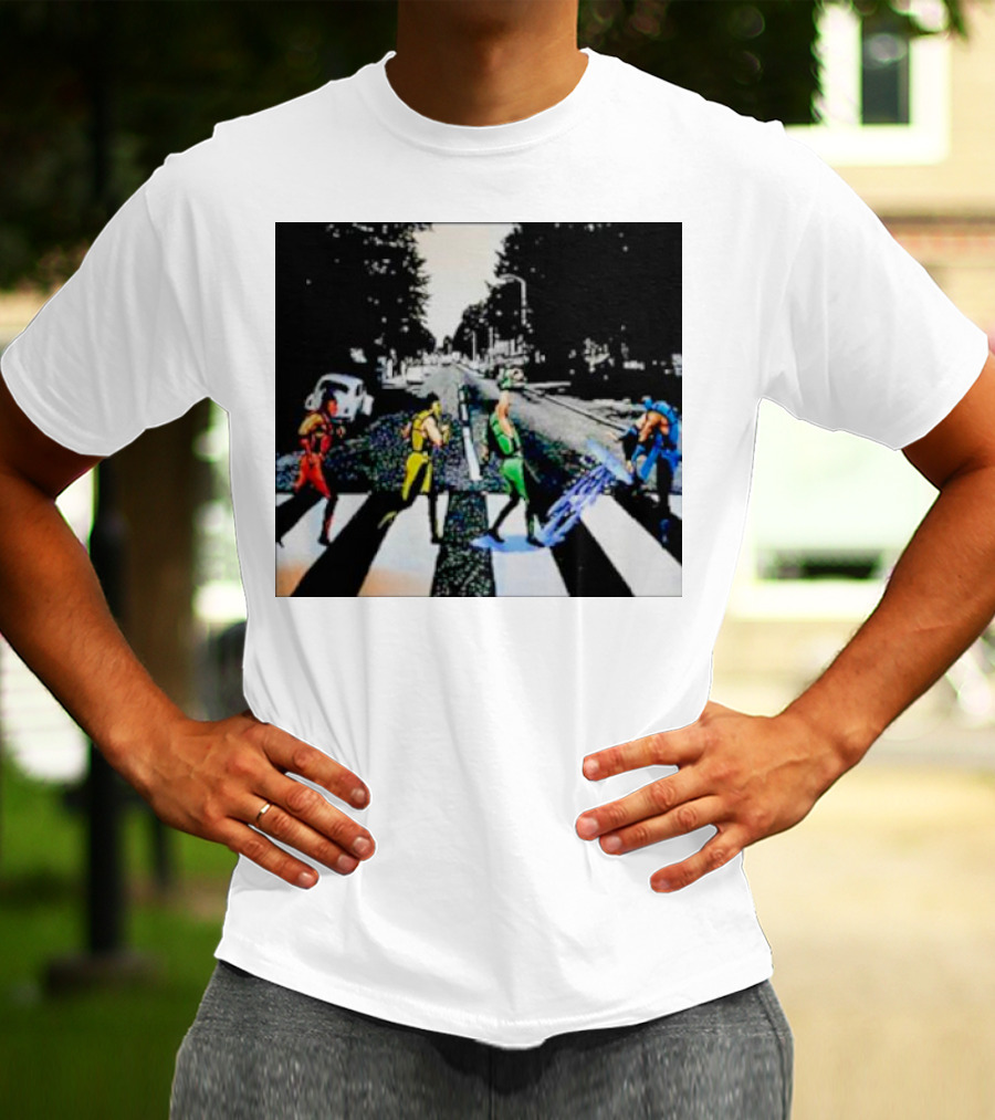 Mortal Kombat Characters Crossing Abbey Road T-Shirt