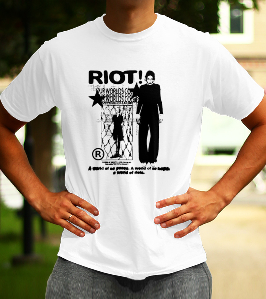 RIOT Our Worlds Could No Peace No Hope T-Shirt