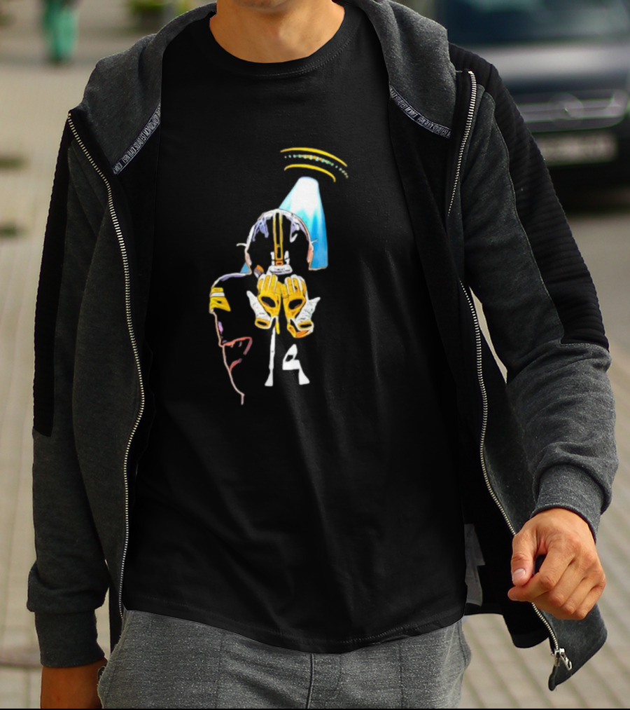 Wide Receiver Not From This Earth UFO Football Fusion Alien Receiver T-Shirt