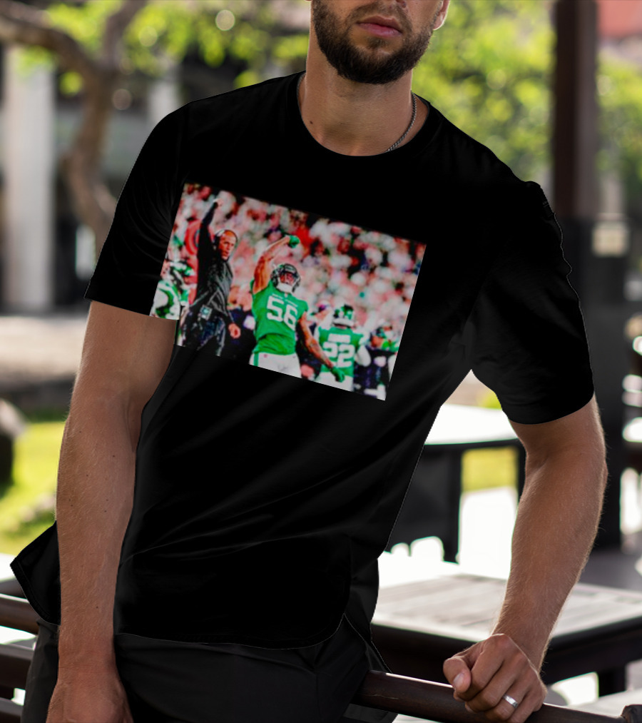 Quincy Williams And Rob Saleh New York Jets Victory T-Shirt