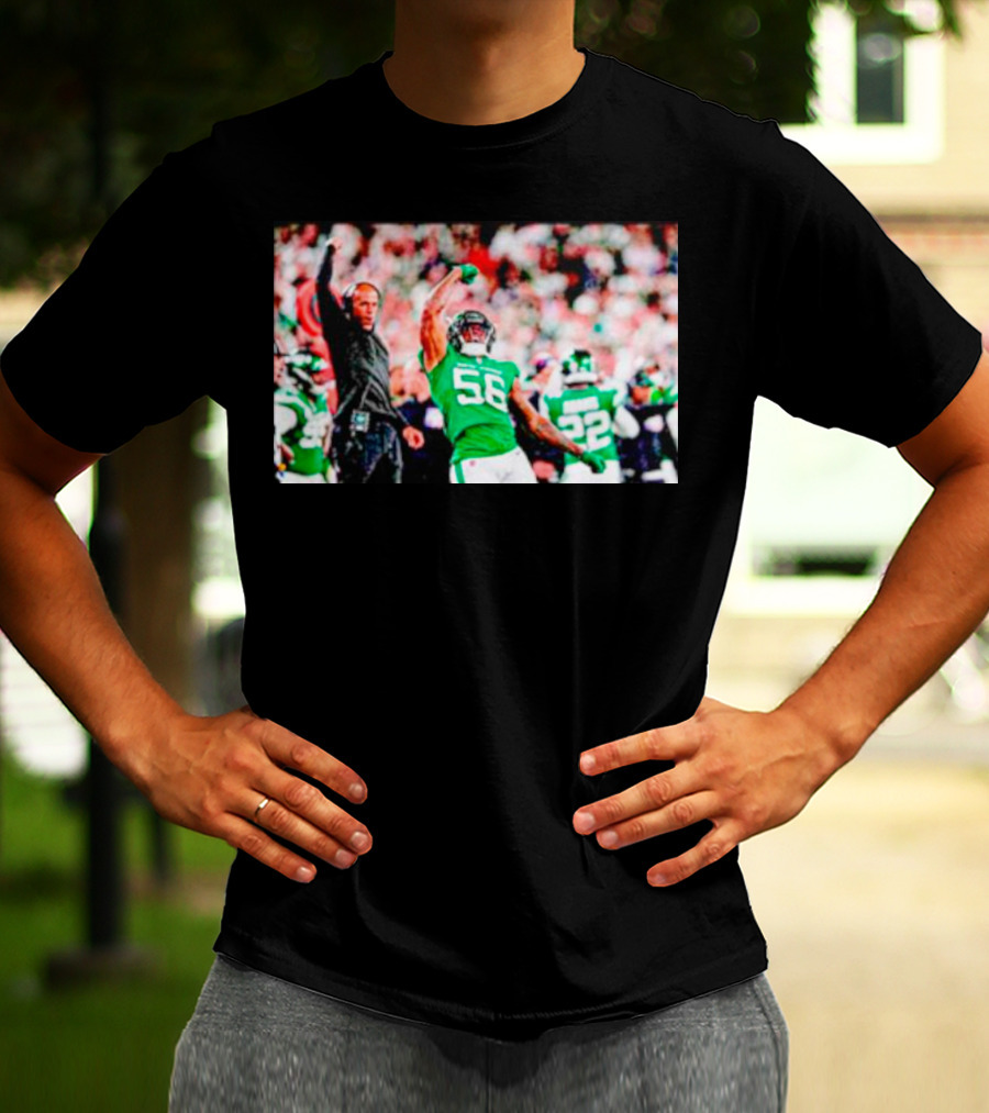 Quincy Williams And Rob Saleh New York Jets Victory T-Shirt