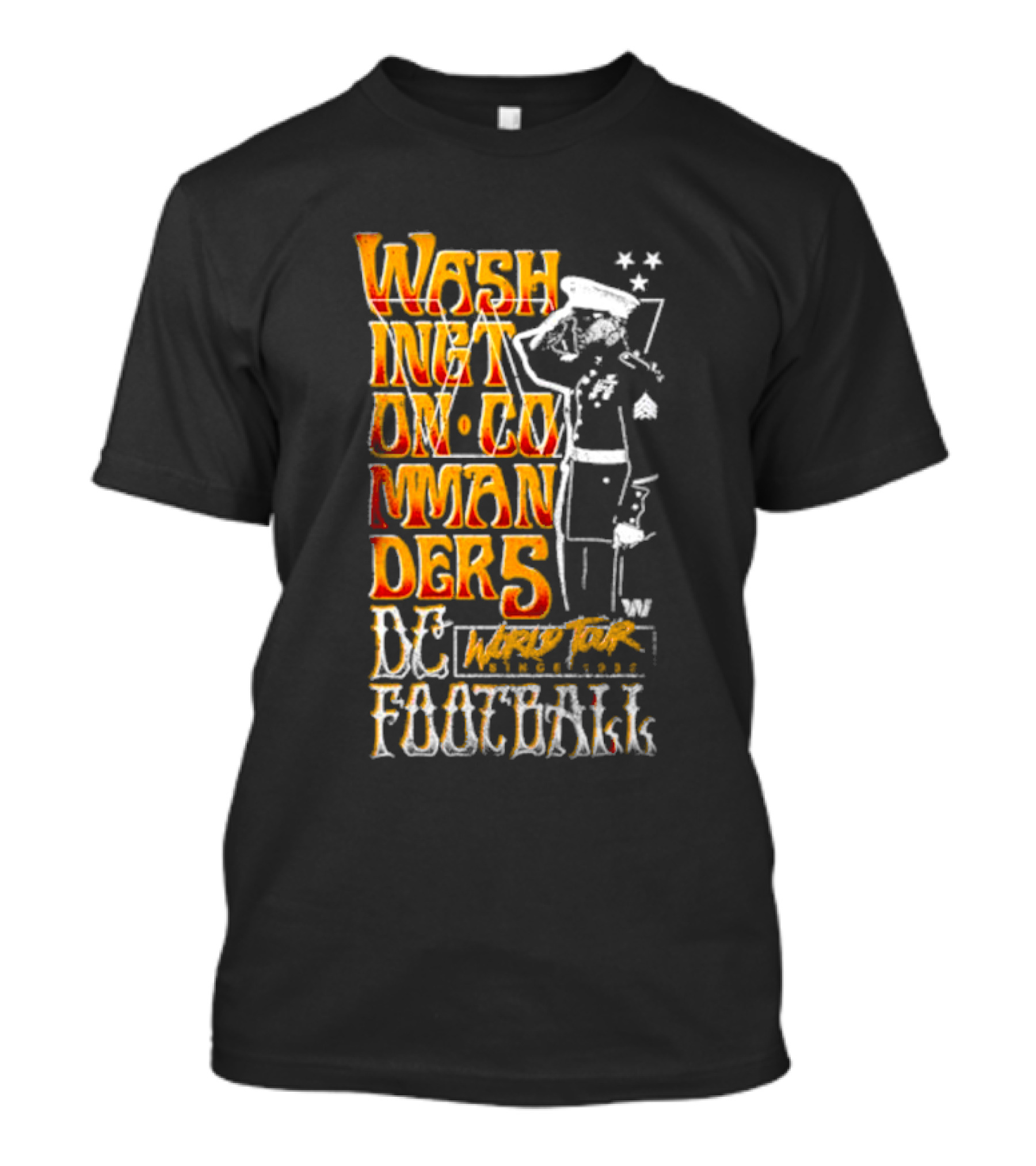 Washington Commanders DC World Tour Football Since 1932 T-Shirt