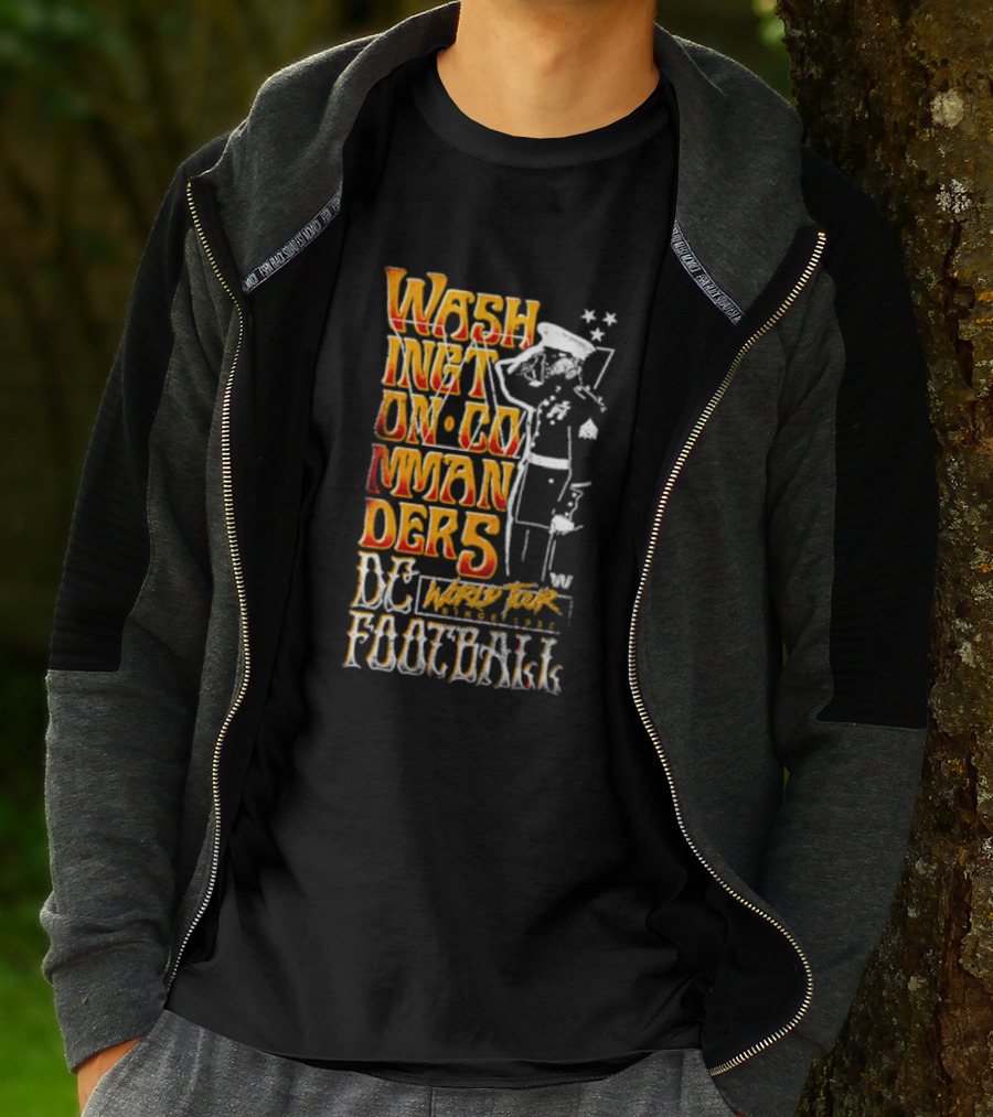 Washington Commanders DC World Tour Football Since 1932 T-Shirt