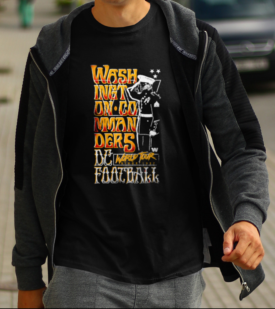 Washington Commanders DC World Tour Football Since 1932 T-Shirt
