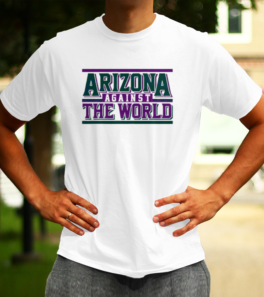 Arizona Against The World Vintage Style Retro T-Shirt