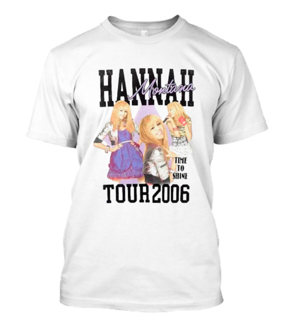 Hannah Montana Tour 2006 Time To Shine Disney T-Shirt