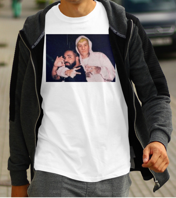 Drake X Jonesy Friends Collaboration Image With Rapper And Fortnite Character T-Shirt
