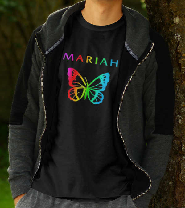 Mariah Carey Rainbow Butterfly Pride T-Shirt